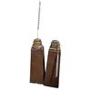 Image 1 : Pair of Matching Large Decorative Outdoor Light Fixtures (Base 41x11x11 - Tops 41x19)