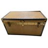 Image 2 : Vintage Woven Trunk with Metal Accents