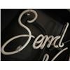 Image 2 : Playful Neon Sign: 'Send Nudes', Dimensions 22 x 22", Untested