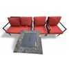 Image 1 : Patio Chairs & Firepit Table