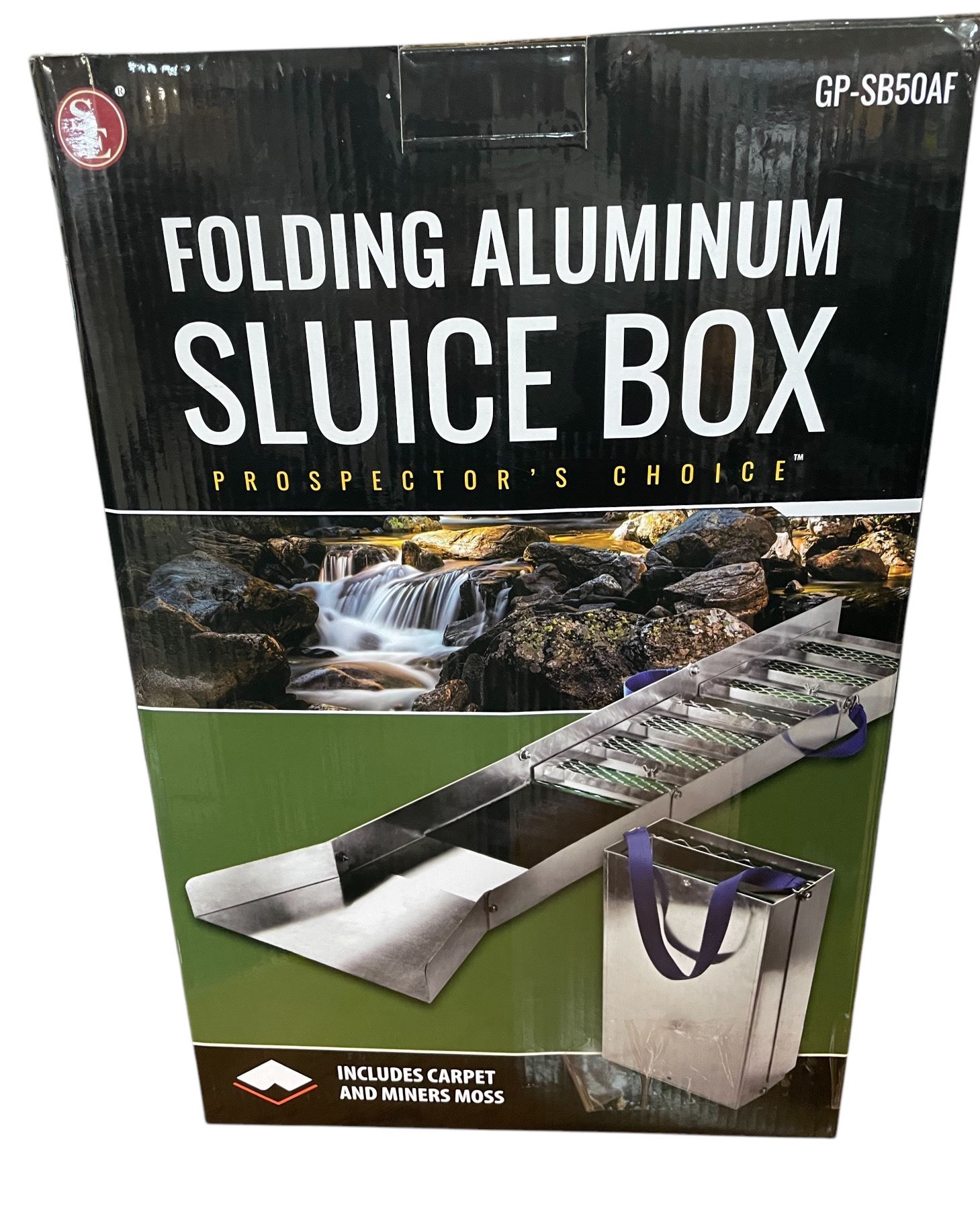 NEW Prospector's choice - folding aluminum sluice box