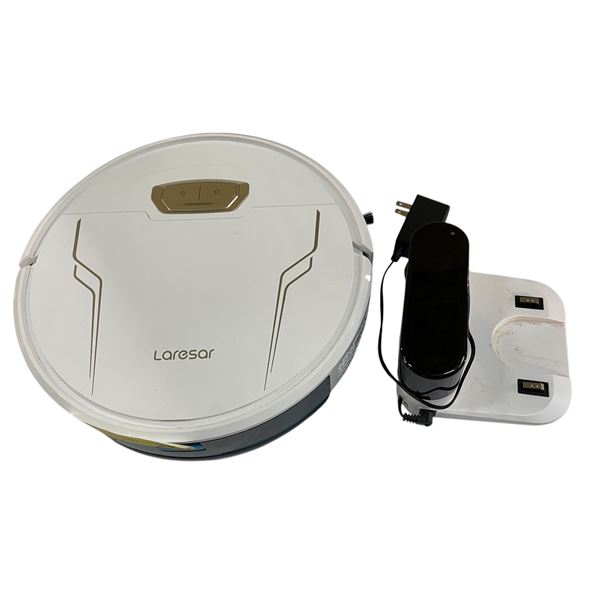 Laresar Evol 3s robot vacuum cleaner w/ charger (white)