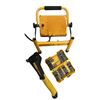 Image 2 : Group of assorted - includes yellow worklight / Husky toolbag w/ assorted tools Dewalt carbon fiber 