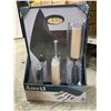 Image 3 : Bin of assorted tools w/ Anvil masonry tool set w/ kneeling pad