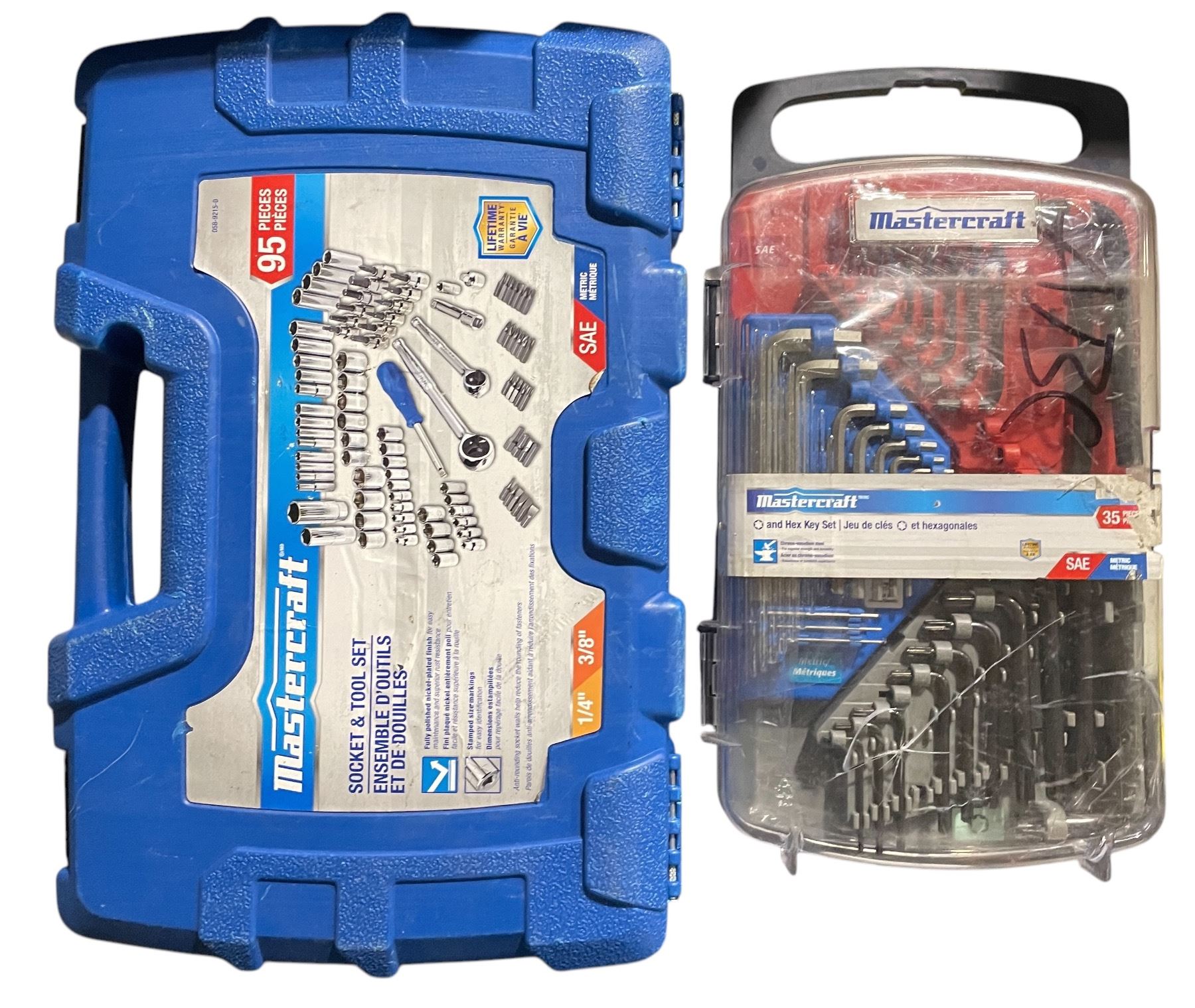 Mastercraft socket & tool set & hex key set