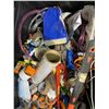 Image 3 : Large Bin Full of Misc. - Tools, Boots, Tape, Etc.