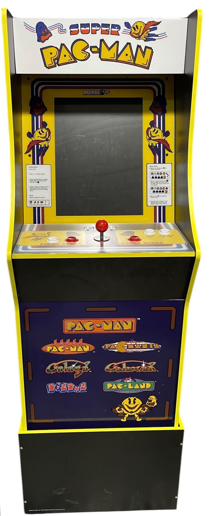 Branded Riser Pac Man Arcade1Up Super Pac-Man 8-in-1 Arcade Machine with Riser