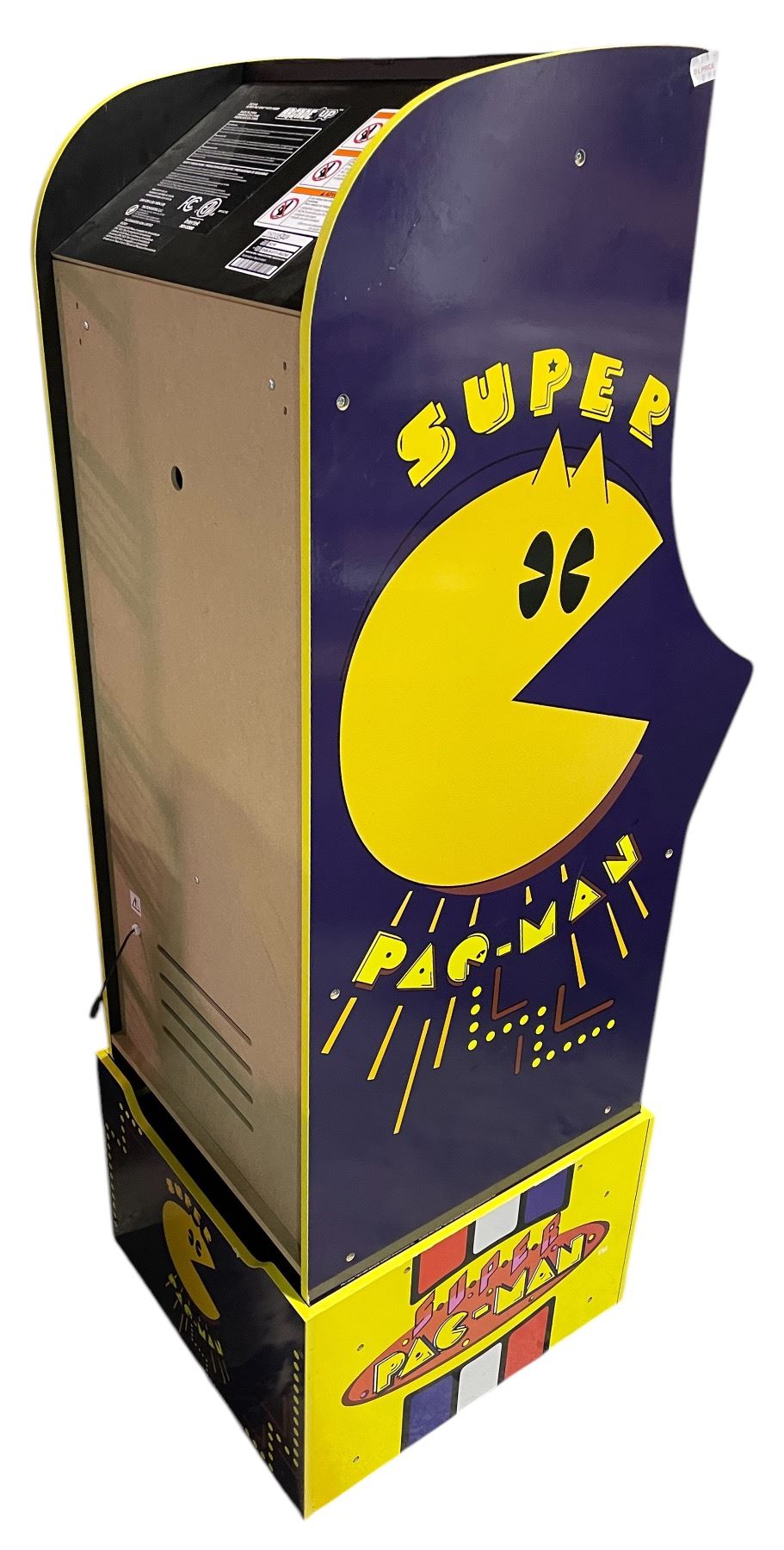 Pacman Riser Box Arcade1Up Super Pac-Man 8-in-1 Arcade Machine with Riser