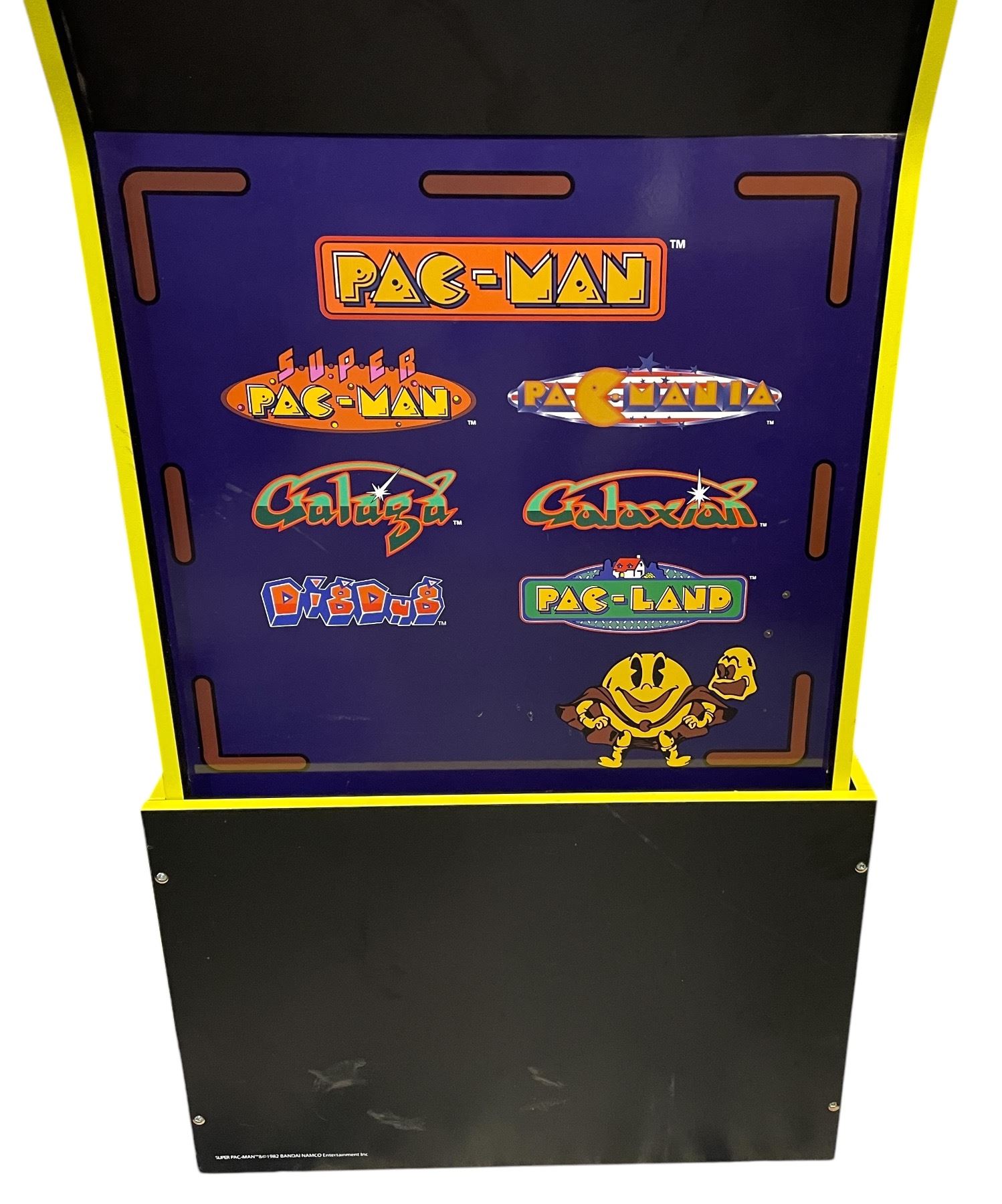 Branded Riser Pac Man Arcade1Up Super Pac-Man 8-in-1 Arcade Machine with Riser