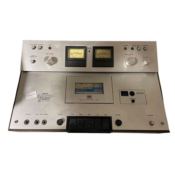 Vintage Akai X-1800SD Reel-to-Reel Tape Recorder w/ Built-In Speaker & Cassette Deck â€[x=#