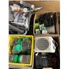 Image 2 : Assorted Household & Workshop Lot â€“ Includes Fan, Heater, Light Bulbs, Hardware 
