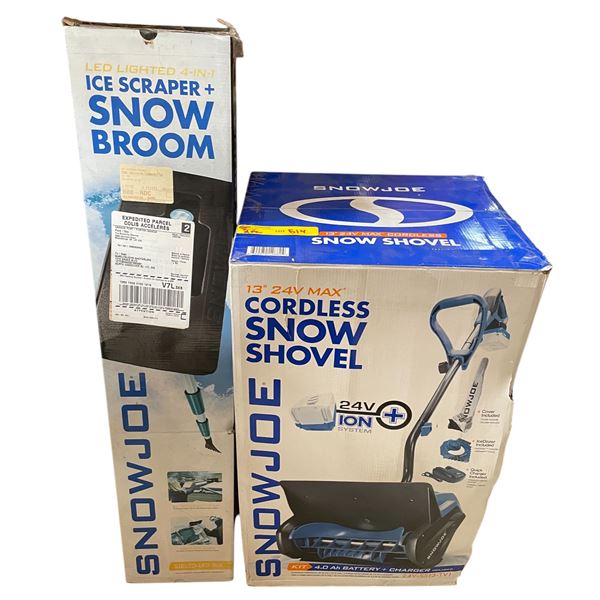 Group of Snowshovel & Ice Scraper