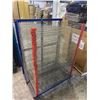 Image 1 : Industrial drying rack w/ casters - Approx 41in x 26in x 53in H