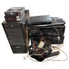 Image 1 : Group of Misc Electronics - Stereos, Cables, DVD's, Etc.