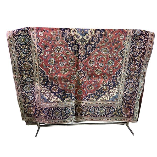 100% Authentic Hand Knotted Wool Persian Rug (9.6x.6.4)