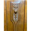 Image 2 : Antique Wooden Armoire with Mirror - Wardrobe w/ Lower Drawer
