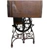 Image 5 : Antique "WHITE" Treadle Sewing Machine Table  & Vintage 3-Drawer Dresser with Carved Accents