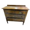 Image 6 : Antique "WHITE" Treadle Sewing Machine Table  & Vintage 3-Drawer Dresser with Carved Accents