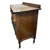 Image 7 : Antique "WHITE" Treadle Sewing Machine Table  & Vintage 3-Drawer Dresser with Carved Accents