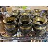 Image 2 : Mixed Metalware Lot â€“ Includes small silver vase, twin brass bells, brass plante