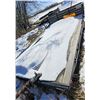 Image 8 : 14FT FLAT DECK TRAILER W/ RAMPS & 4 SPARE TIRES