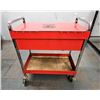 Image 3 : MATCO TOOLS RED TOOL CART W/ 1 DR & FLIP TOP