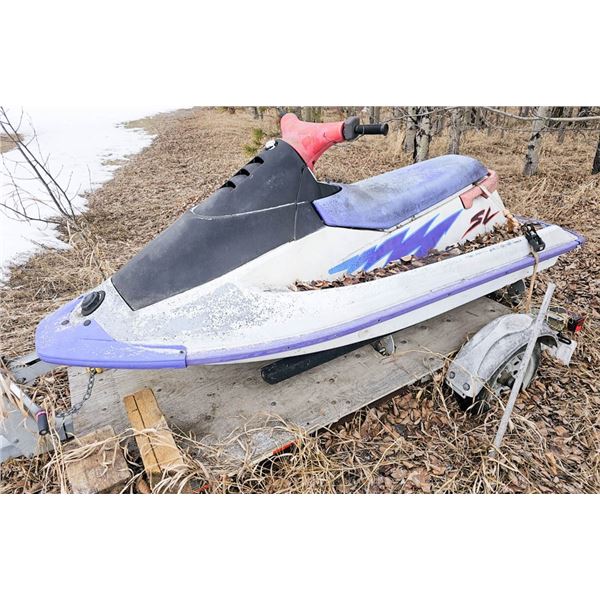 1994 POLARIS SL 750? SEADOO W/ TRAILER *AS IS-