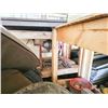 Image 8 : CONTENTS OF BLUE OUT BUILDING; BUS SEATS/ WATER