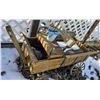 Image 3 : LOT OF OUTDOOR PATIO FURNITURE; WAGON PLANTER/