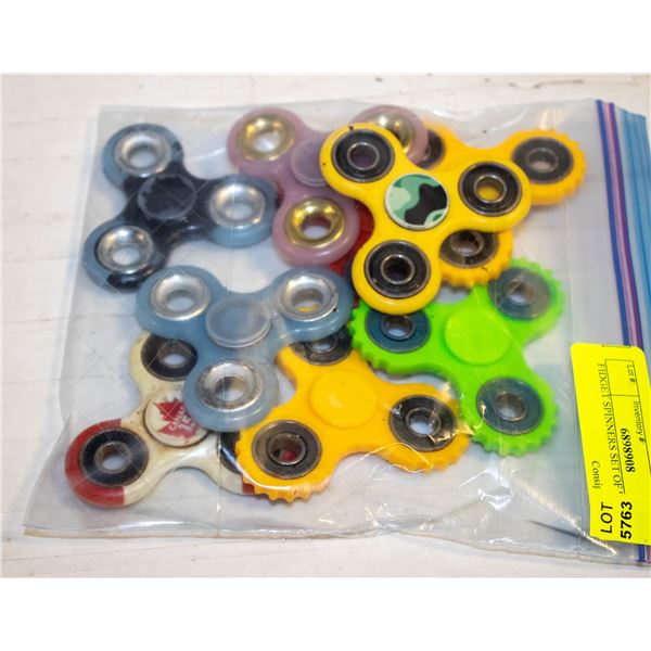 FIDGET SPINNERS SET OF 9