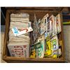 Image 1 : CRATE OF METAL LICENSE PLATES AND PIECES