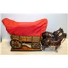 Image 1 : VINTAGE HANDMADE CHUCKWAGON LAMP WITH
