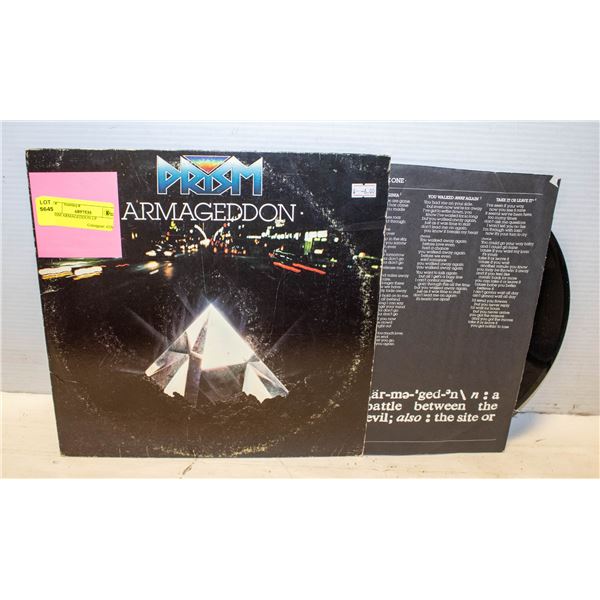 PRISM ARMAGEDDON LP