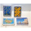 Image 1 : 4 DECKS OF SOUVENIR CARDS FROM DIFFERENT