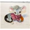 Image 1 : VINTAGE PORCELAIN MOUSE WITH HAIR 3.5"