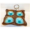 Image 1 : VINTAGE CERAMIC LAVA GLAZE SECTIONED