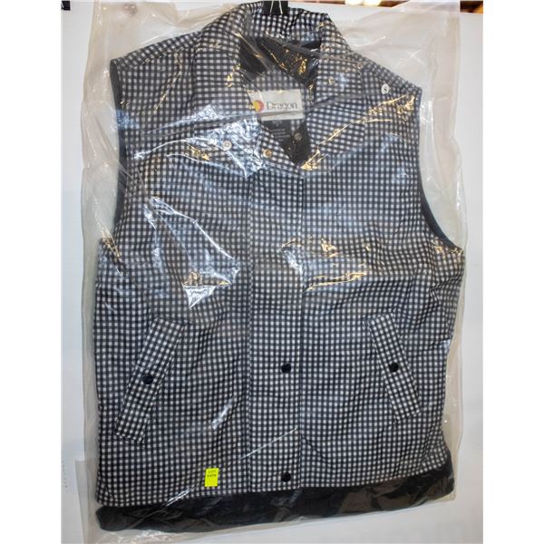 MENS SMALL DRAGON COLLECTION B/W VEST