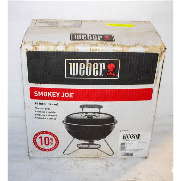 NEW WEBER SMOKEY JOE CHARCOAL GRILL