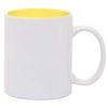 Image 1 : NEW 11 OZ TWO - TONE YELLOW MUG