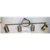 Image 1 : BRUSHED NICKEL WALL 4 LIGHT BAR