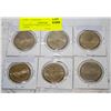 Image 1 : 6 HOCKEY GREATS COLLECTOR COINS