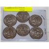 Image 1 : 6 AMERICAN HALF DOLLARS