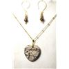 Image 1 : 8)  NATURAL PICCASO JASPER CUT TO A HEART SHAPE