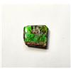 Image 1 : 17)  GREEN FIRE NATURAL 10 CT AMMOLITE GEM-
