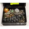 Image 1 : ANTIQUE BOX FULL OF ESTATE SPARKLY
