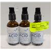 Image 1 : NEW SEALED 3 BOTTLES HYALURONIC ACID SERUM