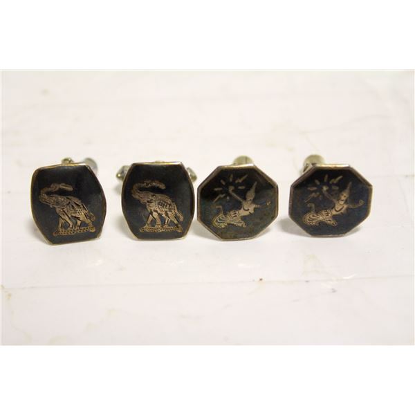 CUFF LINKS (2 PAIRS)