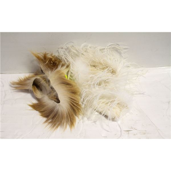 RABBIT & FUR SCARVES TOGETHER-ESTATE