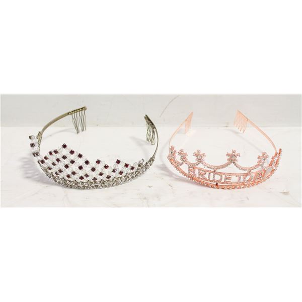 BRIDE TO BE & VINTAGE TIARA TOGETHER-ESTATE
