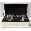 Image 1 : JEWELRY BOX W/CONTENTS INCLUDING